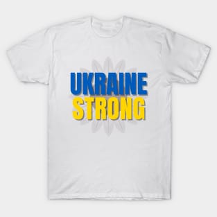 Ukraine Strong Sunflower - Ukraine Flag - Show Support T-Shirt